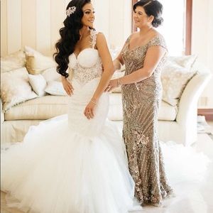 YSA MAKINO mother of the bride embellished dress
